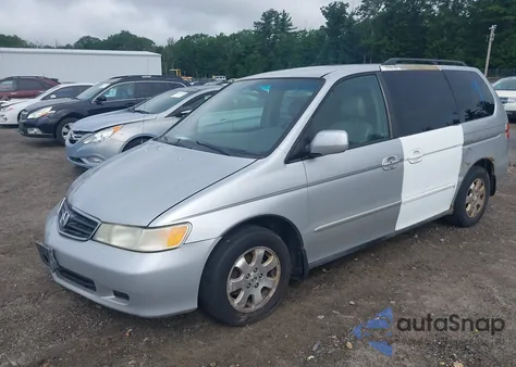 2003 Honda Odyssey Ex-L from USA, damaged, VIN 5FNRL18093B111239